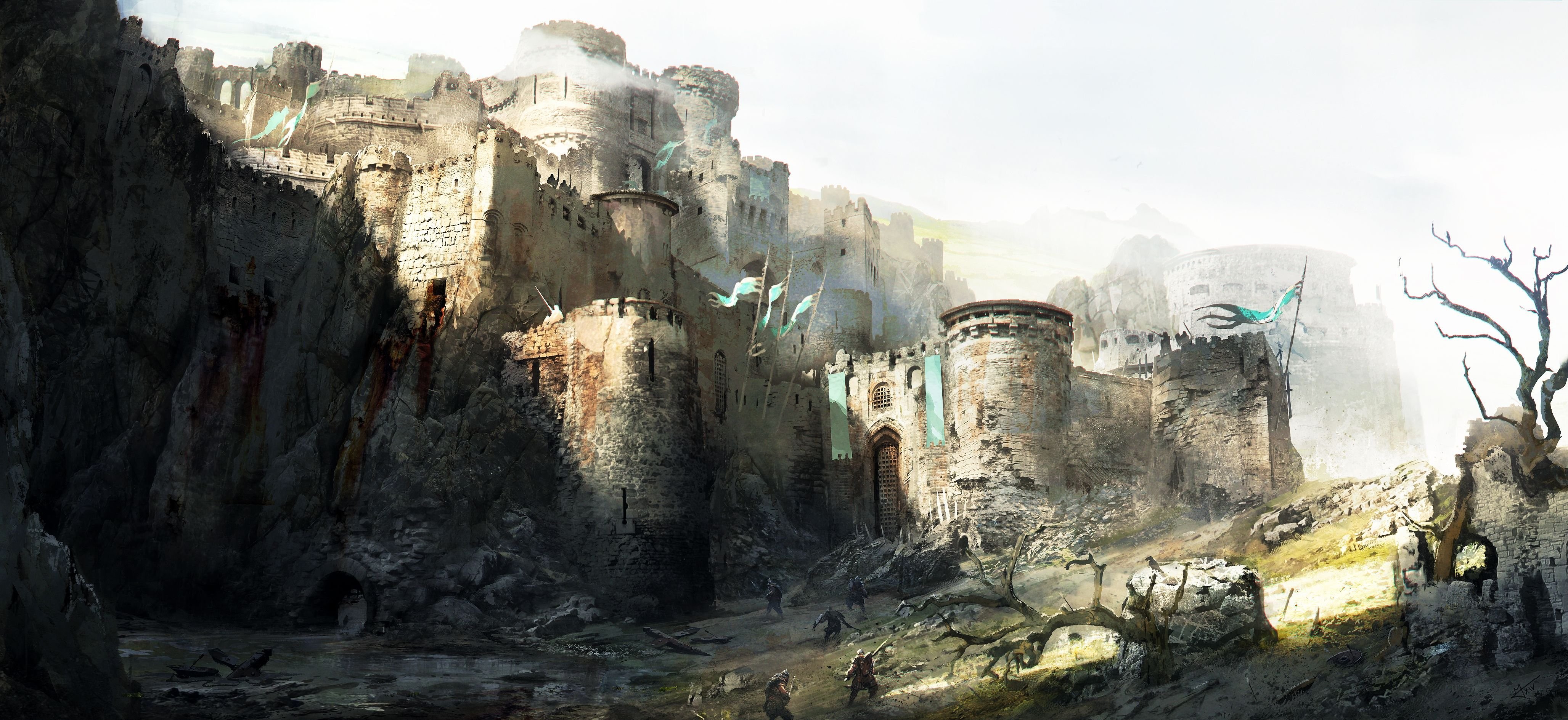 Kingdom Of Heaven Concept Art - HD Wallpaper 