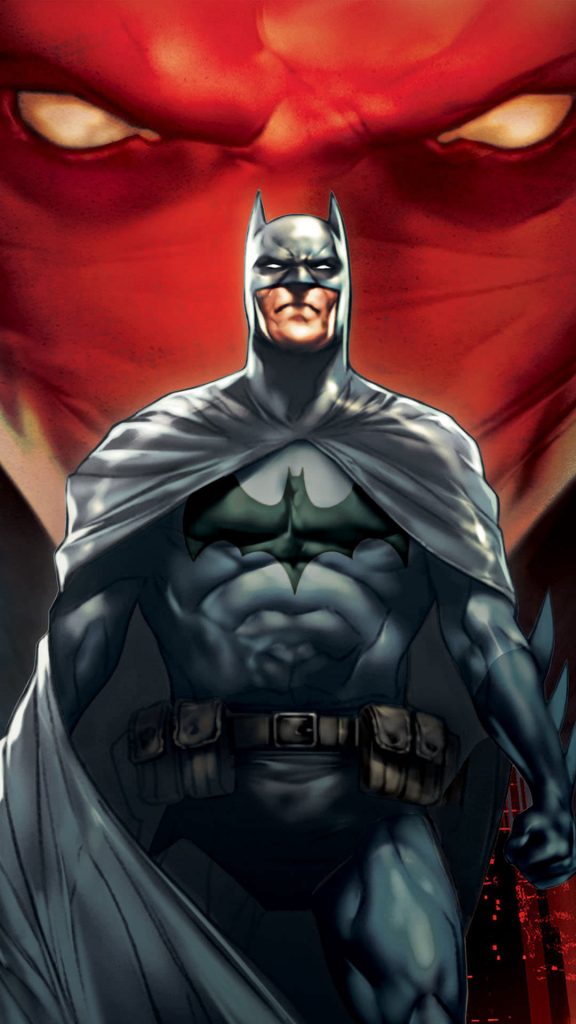 Batman Vs Red Hood Art - HD Wallpaper 