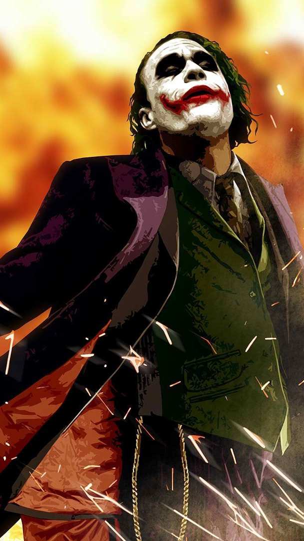 Le Joker Dark Knight - HD Wallpaper 
