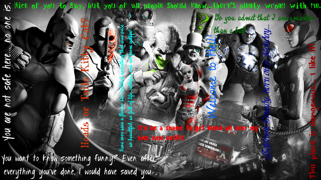 Batman Quotes Wallpaper By Gamergirl929 - Batman Wallpaper Video Games - HD Wallpaper 