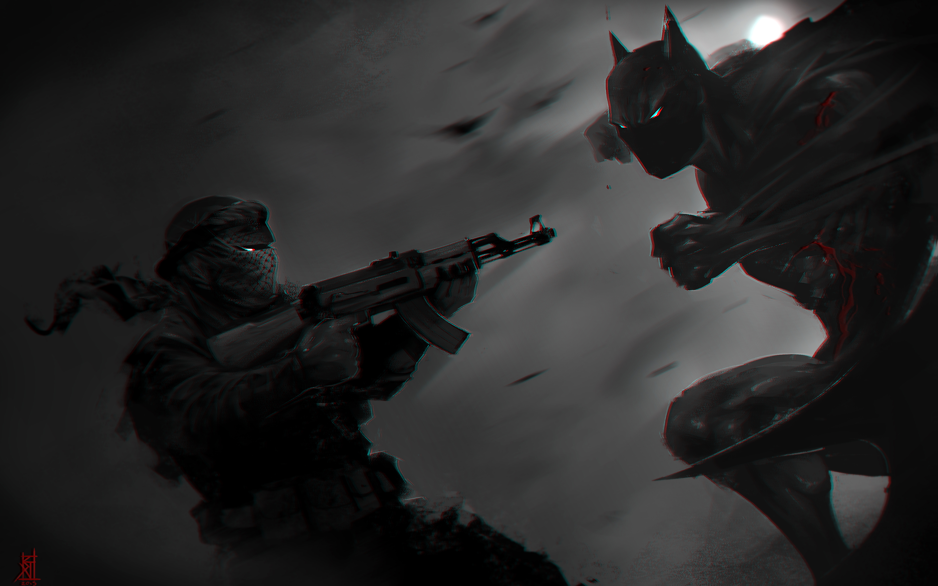 Dark Knight Attack 4k Wallpapers - HD Wallpaper 