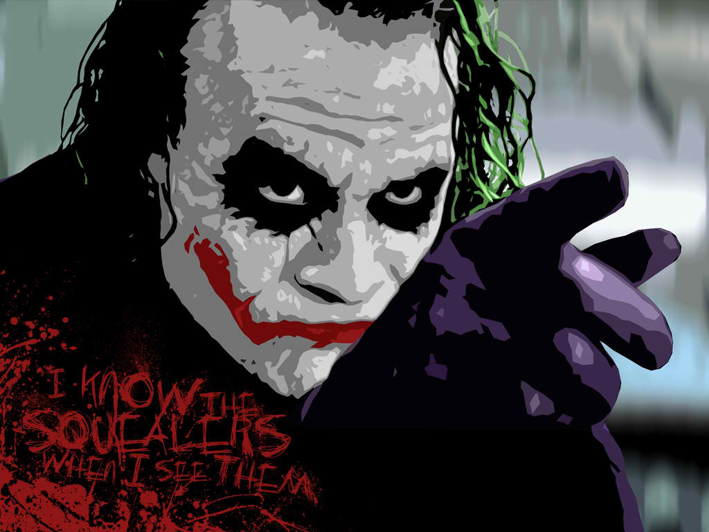 The Dark Knight Joker Wallpapers Wallpaper - Batman The Dark Knight Movie Joker - HD Wallpaper 