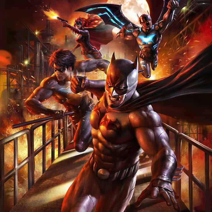 Batman, Factory, Batwoman, Nightwing, Bad Blood, Dc - Batman Bad Blood - HD Wallpaper 