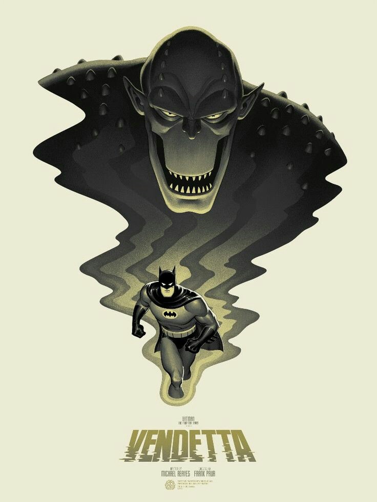 Mondo Batman Animated Series Poster - 736x981 Wallpaper 