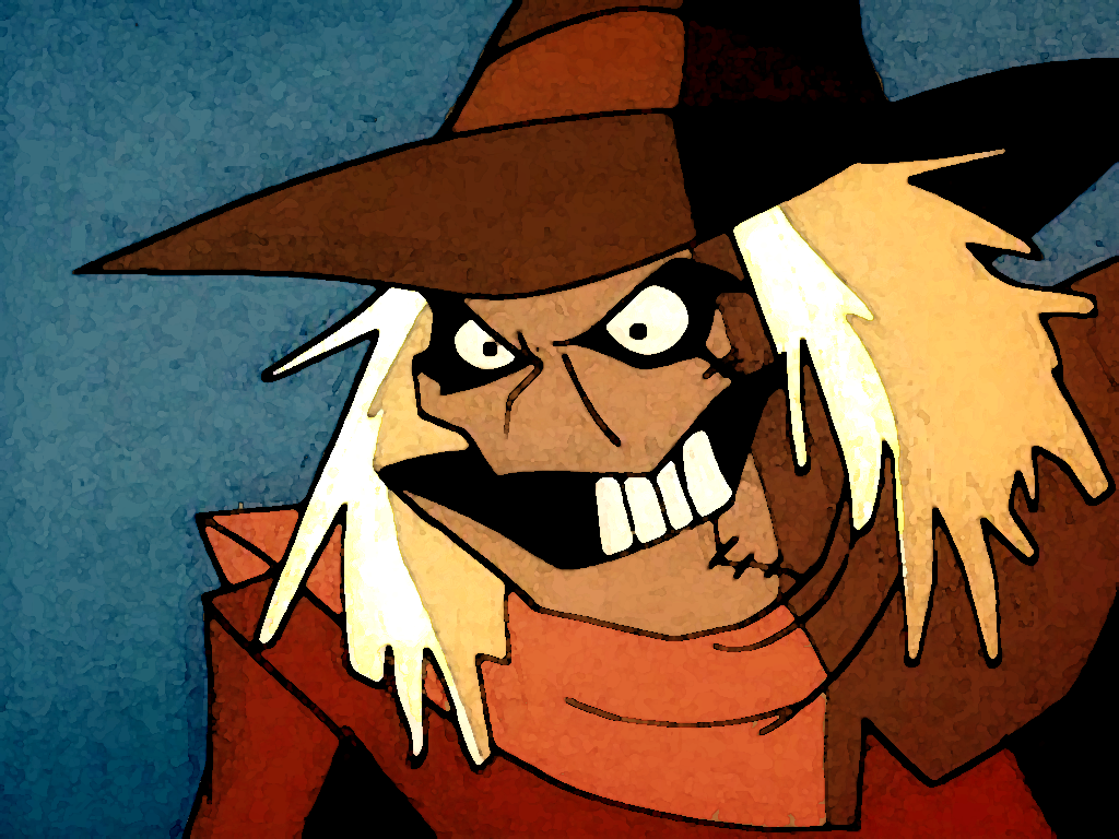 Scarecrow Batman Animated Series - HD Wallpaper 