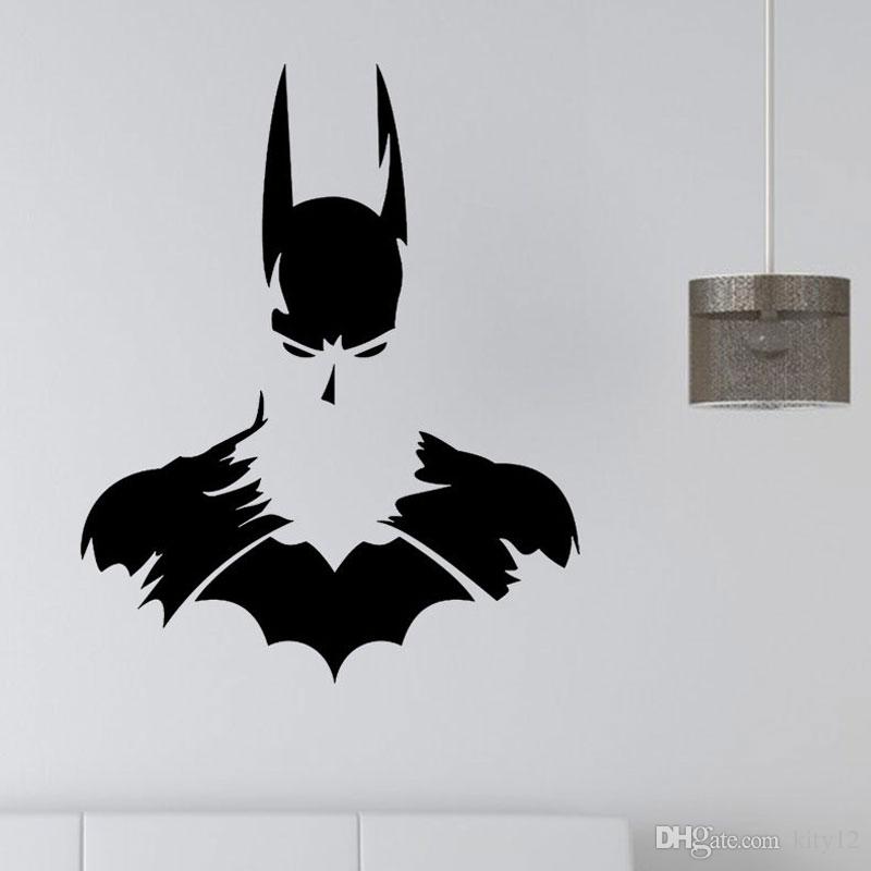 Black And White Batman Wall Art - HD Wallpaper 