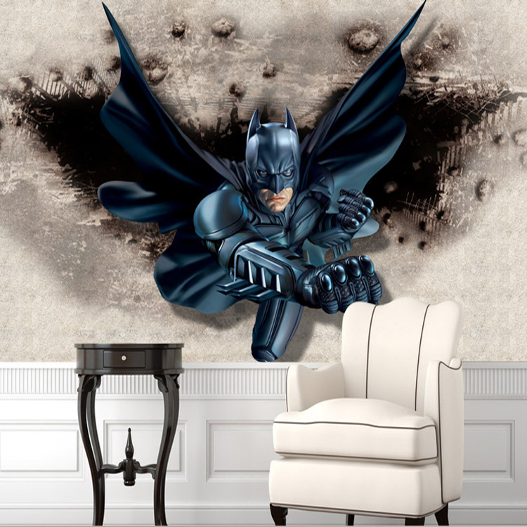 3d Batman Room Decorating Ideas - HD Wallpaper 