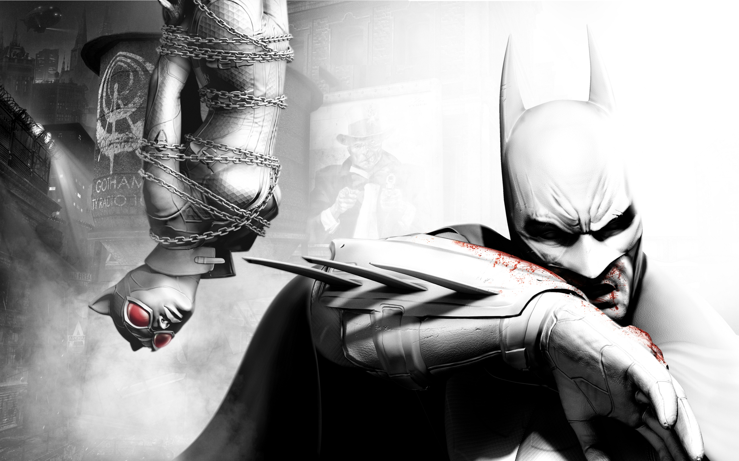 Batman Arkham City Art - HD Wallpaper 