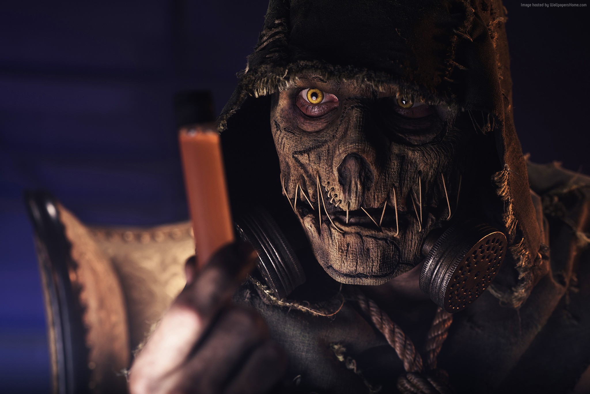 Batman Arkham Knight Scarecrow - HD Wallpaper 