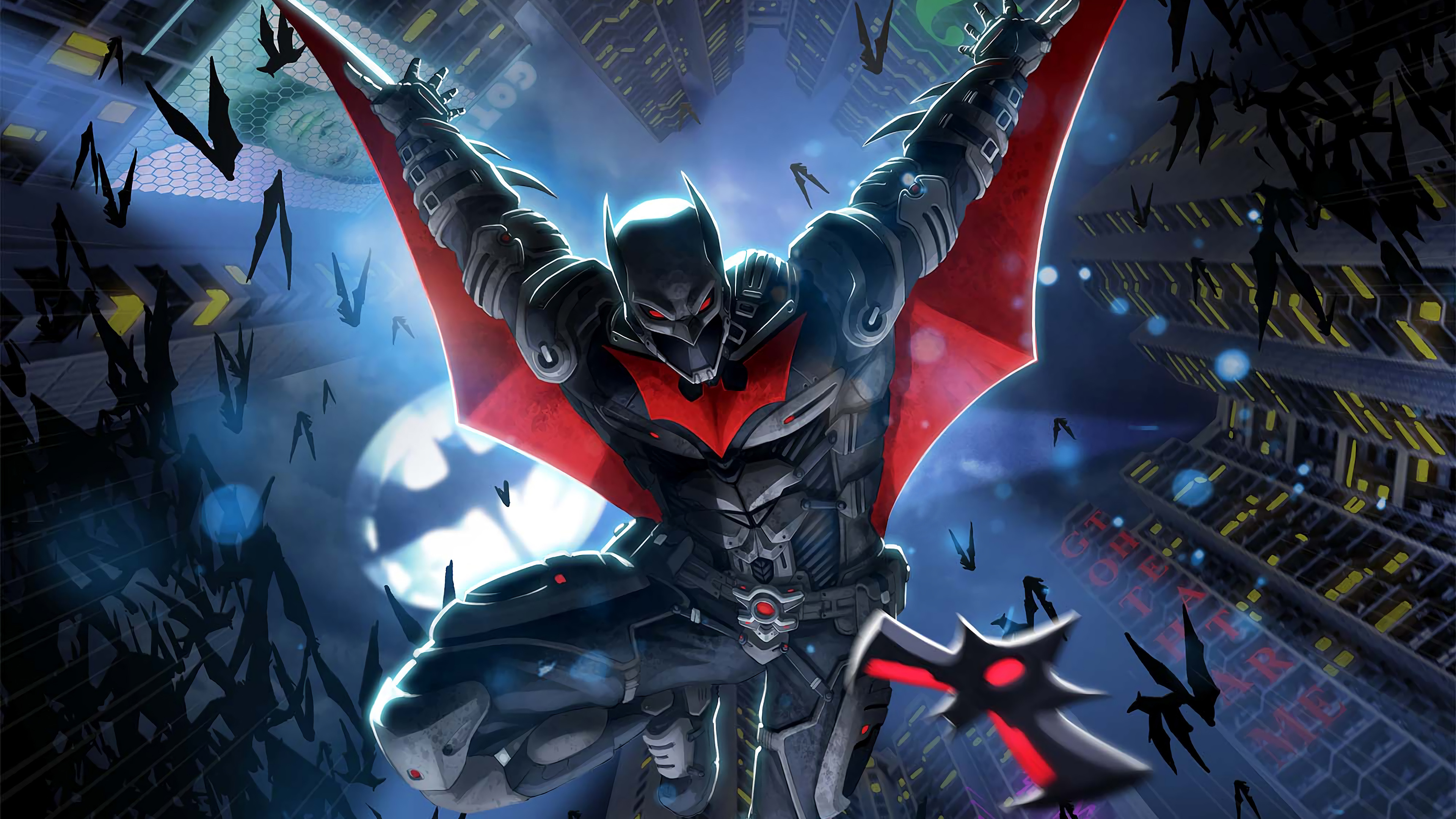 Batman Beyond, 4k, - Batman Beyond Wallpaper 4k - HD Wallpaper 