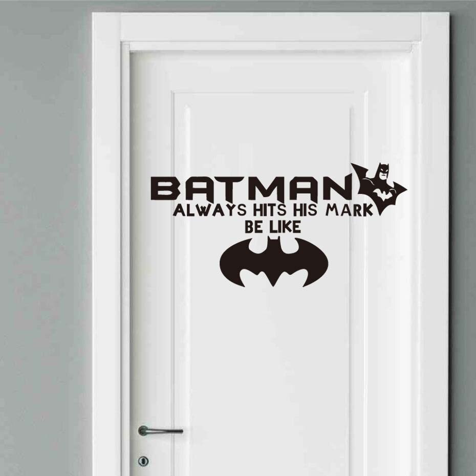 Superhero Batman Decals Vinyl Wall Stickers For Laptop - Batman - HD Wallpaper 