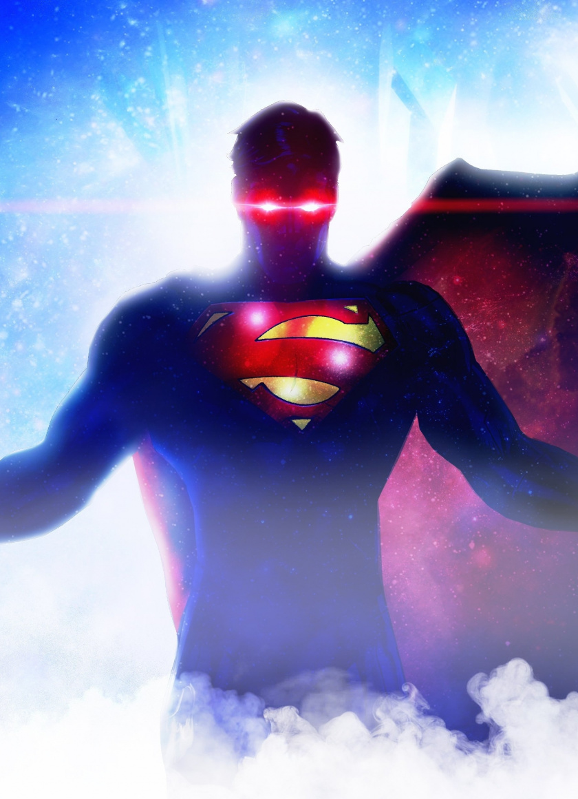 Superman, Glowing Eyes, Comic, Art, 2018, Wallpaper - Most Popular Superheroes Marvel And Dc - HD Wallpaper 