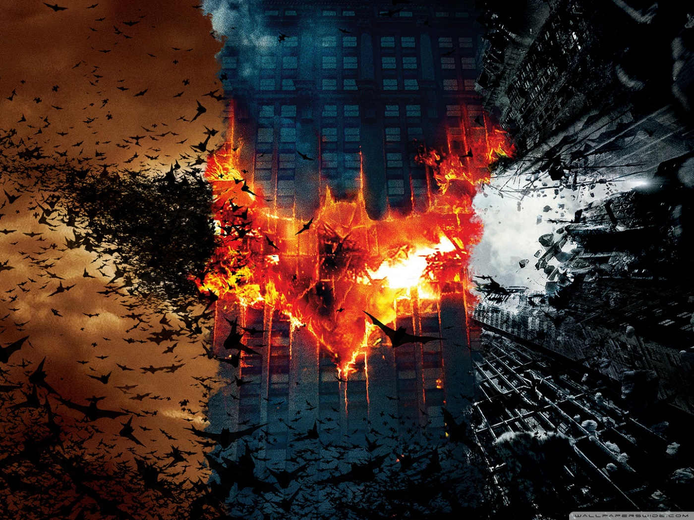 Batman Dark Knight Trilogy Poster - HD Wallpaper 