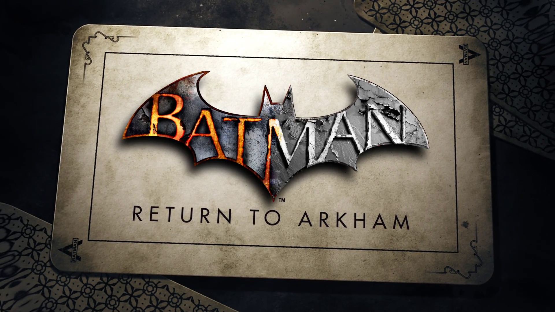 Batman Return To Arkham Logo - HD Wallpaper 