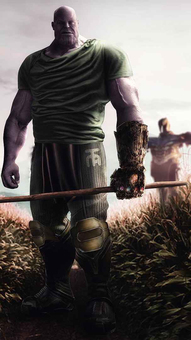 Avengers Endgame Thanos Farmer - 607x1080 Wallpaper 