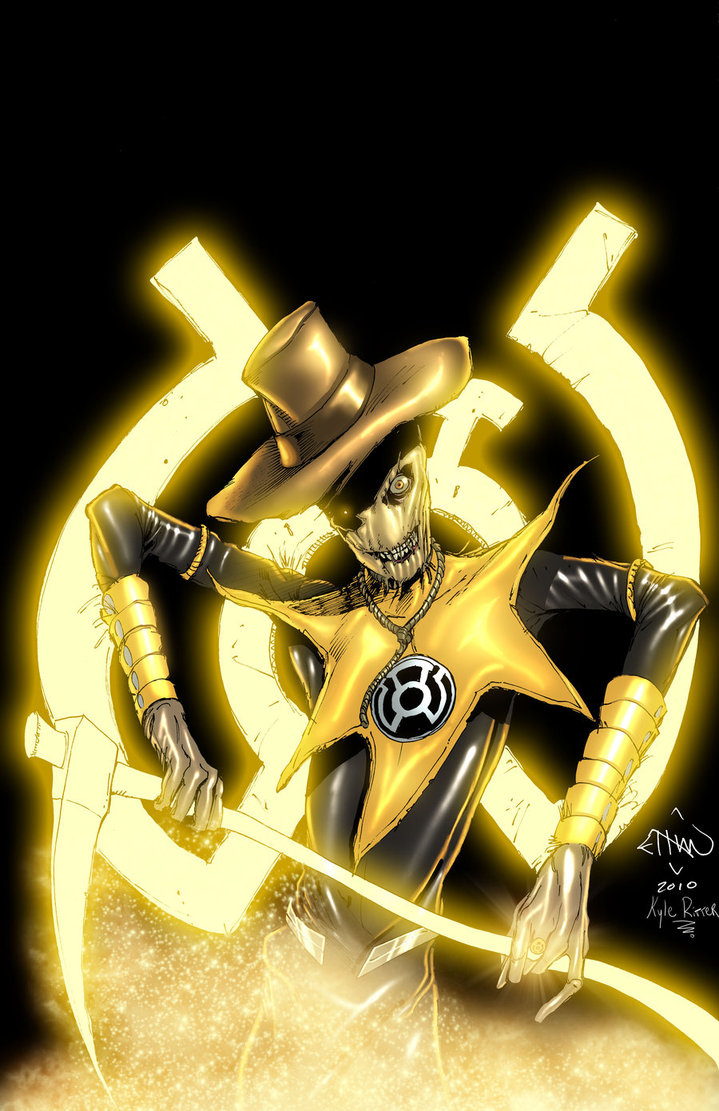 Yellow Lantern Scarecrow - Scarecrow Yellow Lantern - HD Wallpaper 