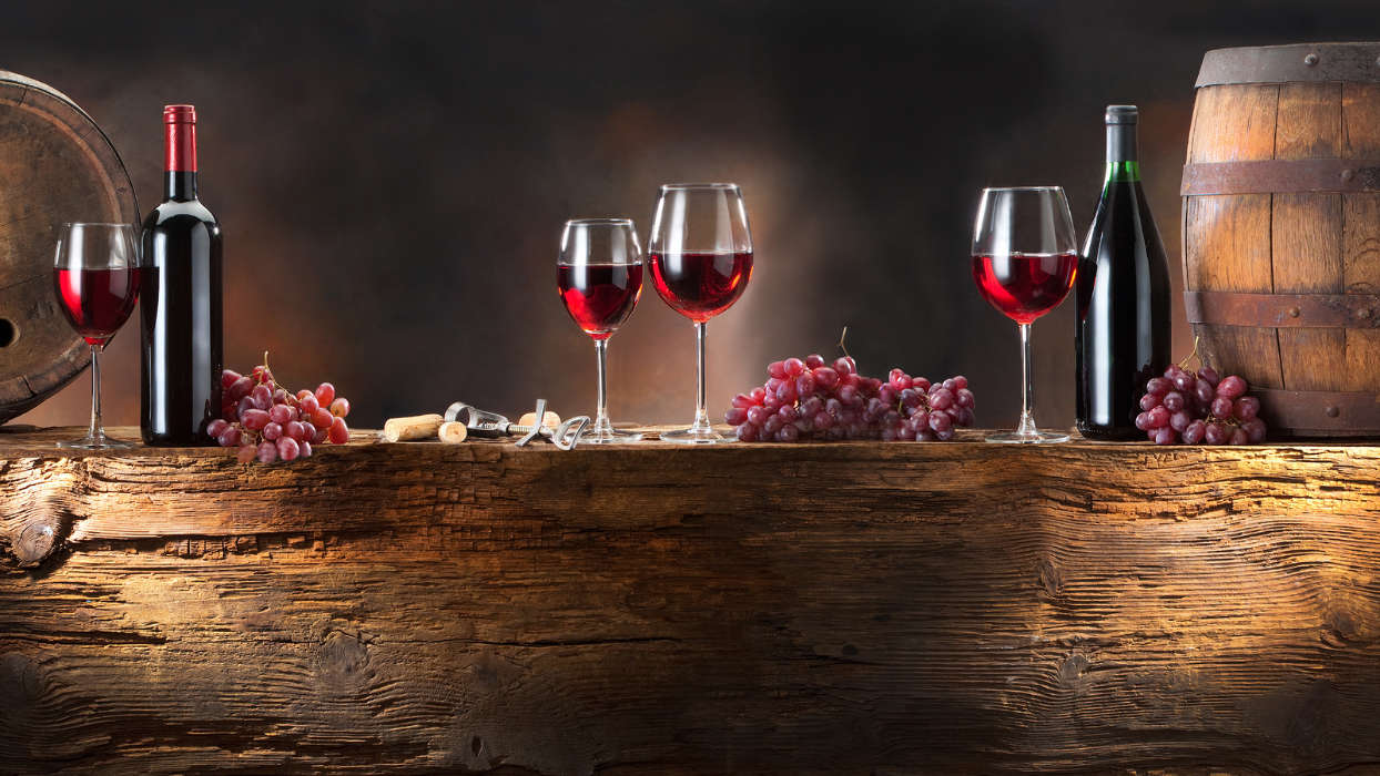 Download Mobile Wallpaper Food, Grapes, Vine For Free - Wine Presentation - HD Wallpaper 