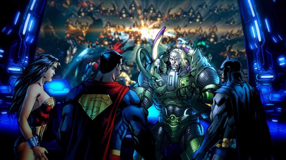 Superman Batman Wonder Woman Justice League Lex Luthor - Dc Universe - HD Wallpaper 