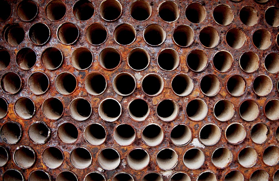 Steel, Iron, Industry, Pattern, Pipe, Form, Round, - HD Wallpaper 