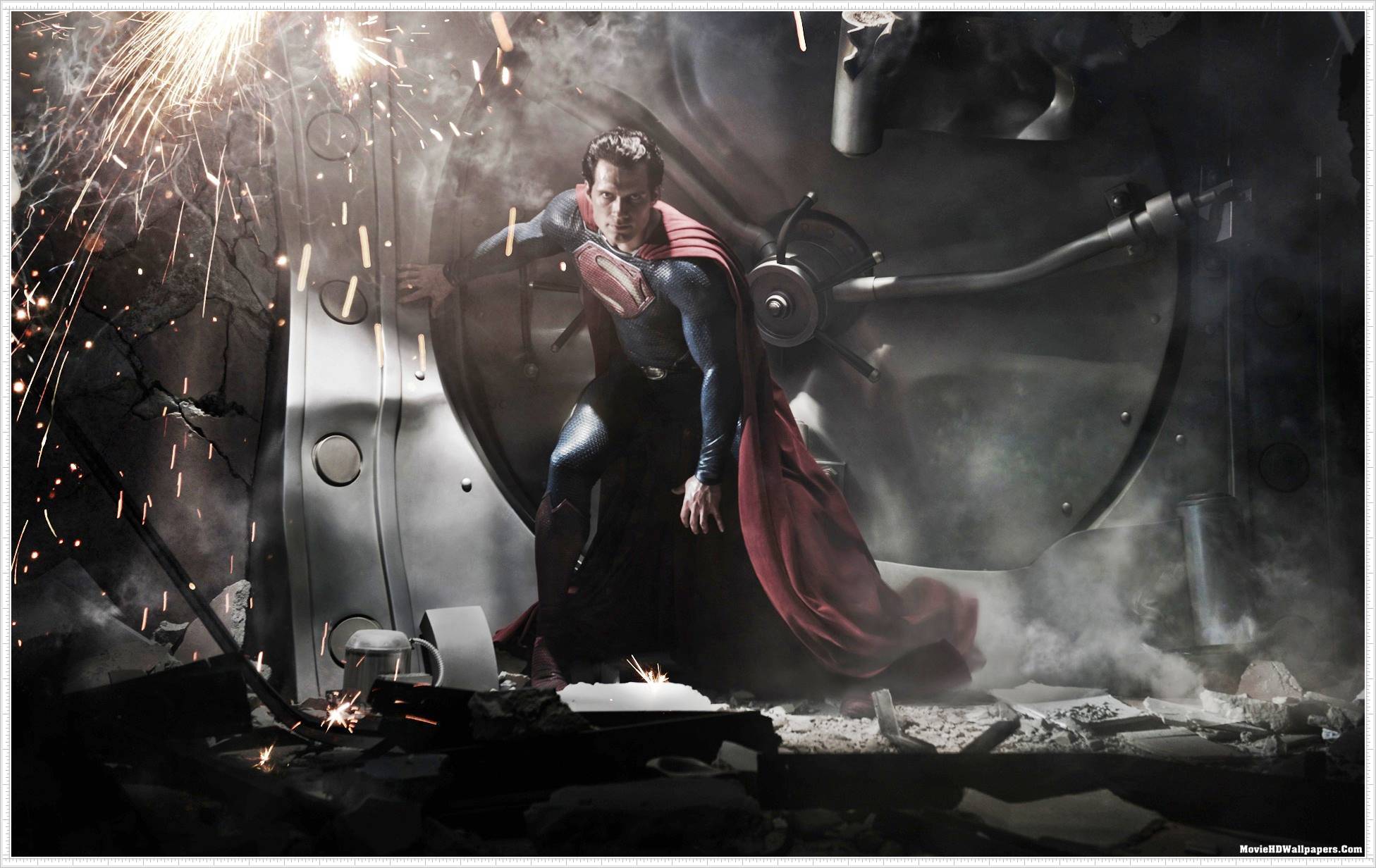 Superman Man Of Steel Wallpapers Group With Items - Man Of Steel - HD Wallpaper 