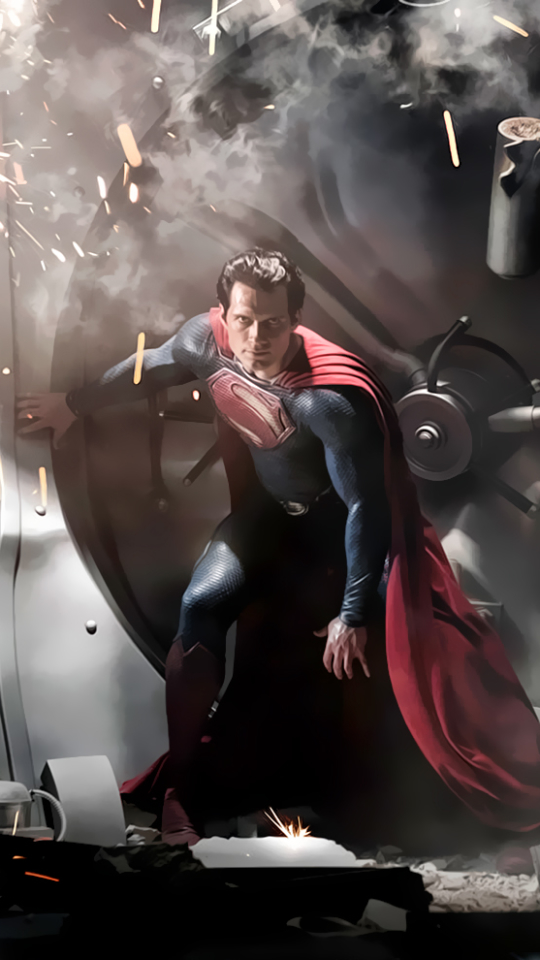 Superman Man Of Steel Wallpaper - HD Wallpaper 
