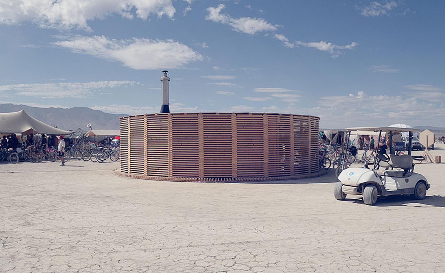 Burning Man Sauna - HD Wallpaper 