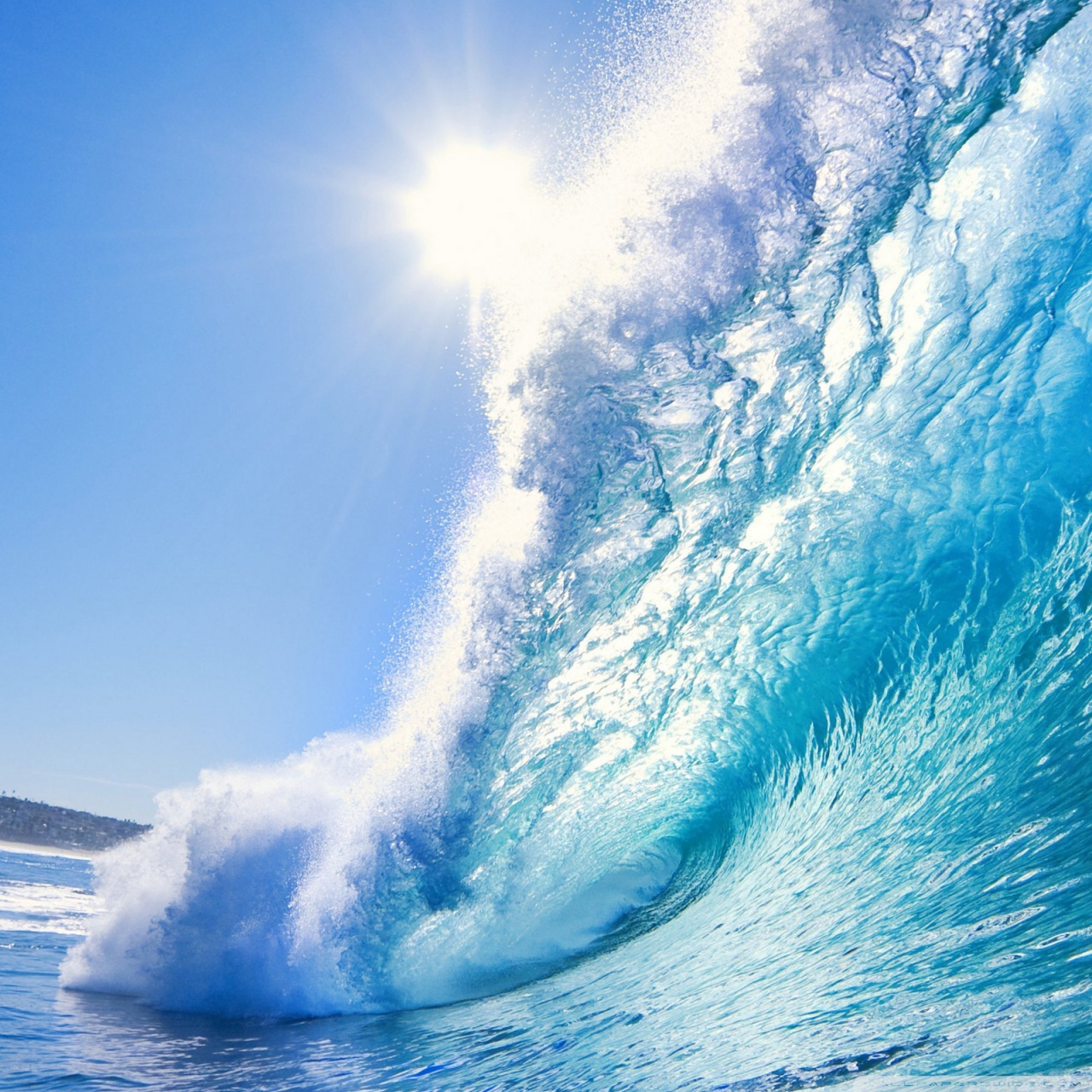 Sea Waves Backgrounds - HD Wallpaper 