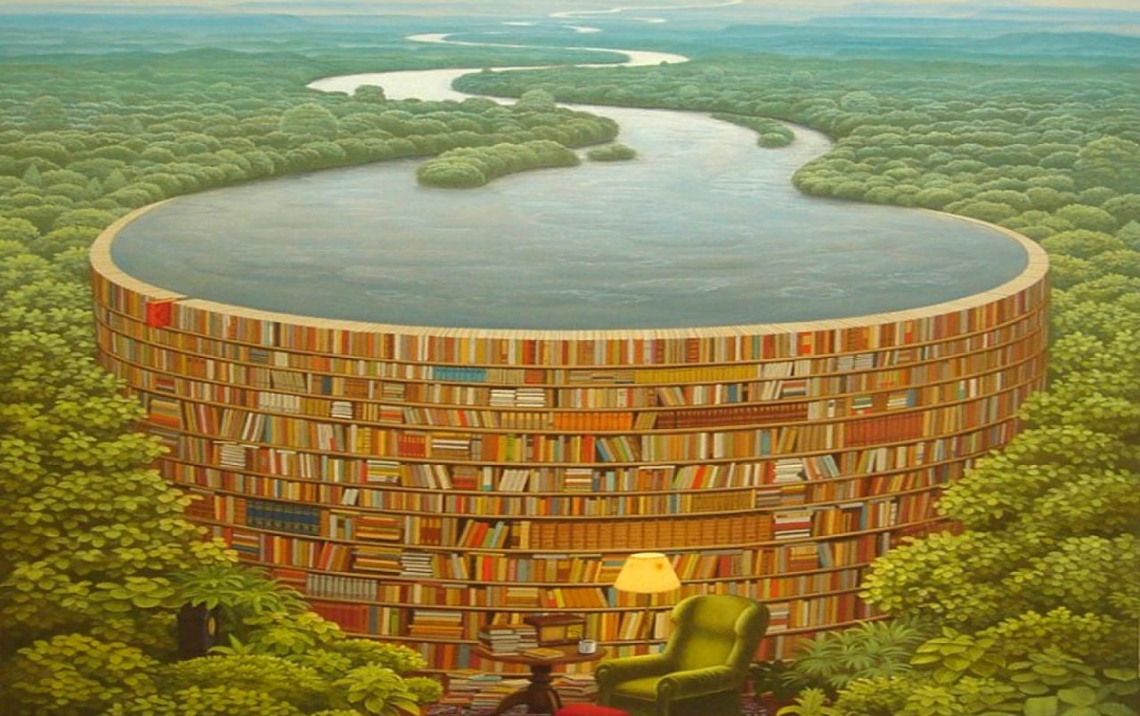 Impresionante Libros Paisaje Surrealista Wallpapers - Facebook Cover Picture Scenery - HD Wallpaper 