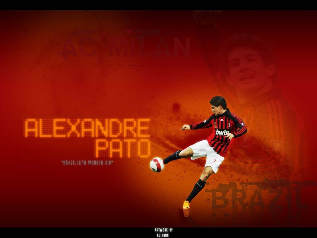 Ac Milan Alexandre Pato Wallpaper - Alexandre Pato - HD Wallpaper 