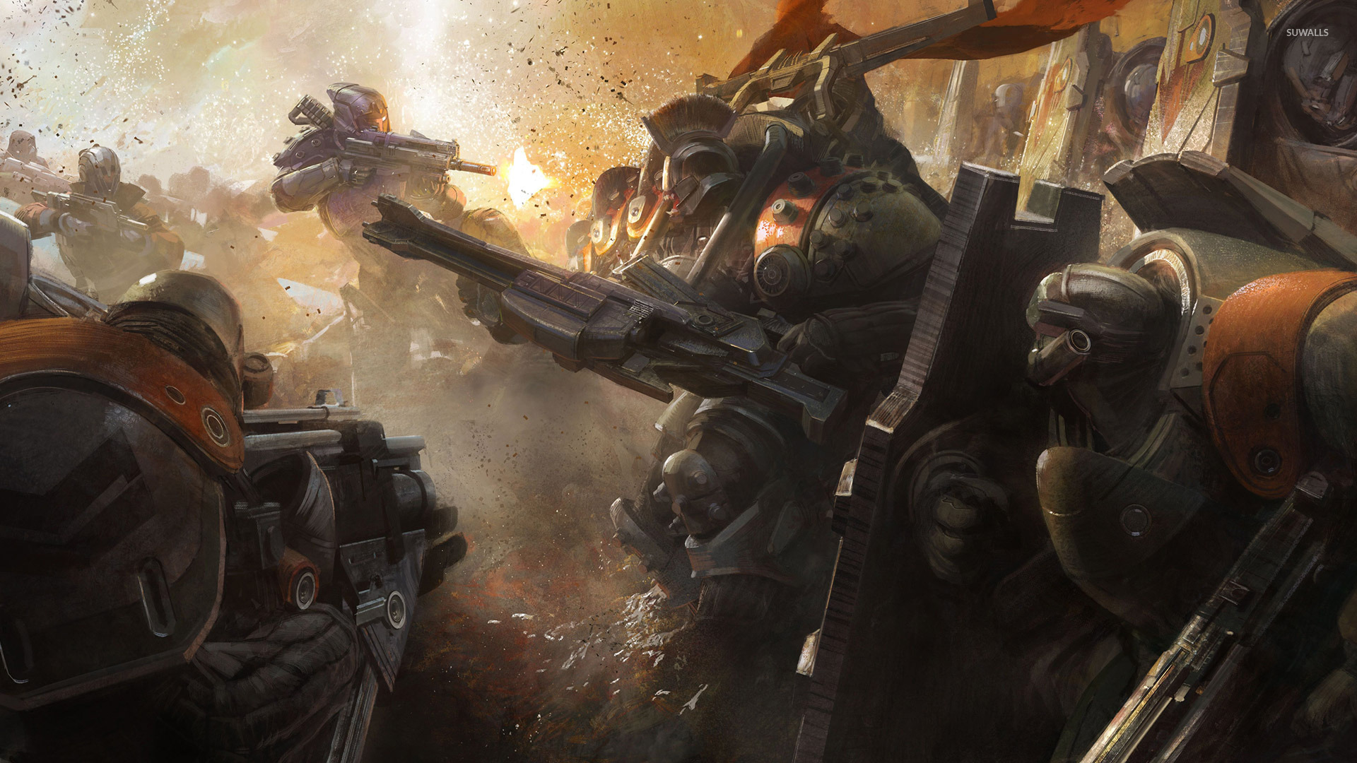 Destiny Cabal Concept Art - HD Wallpaper 