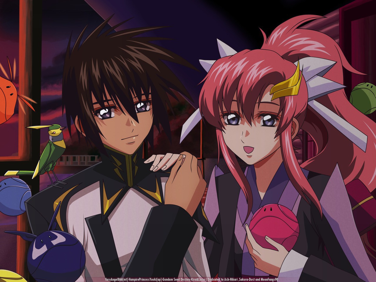 Gundam Seed Destiny - Lacus Clyne Kira Yamato - HD Wallpaper 