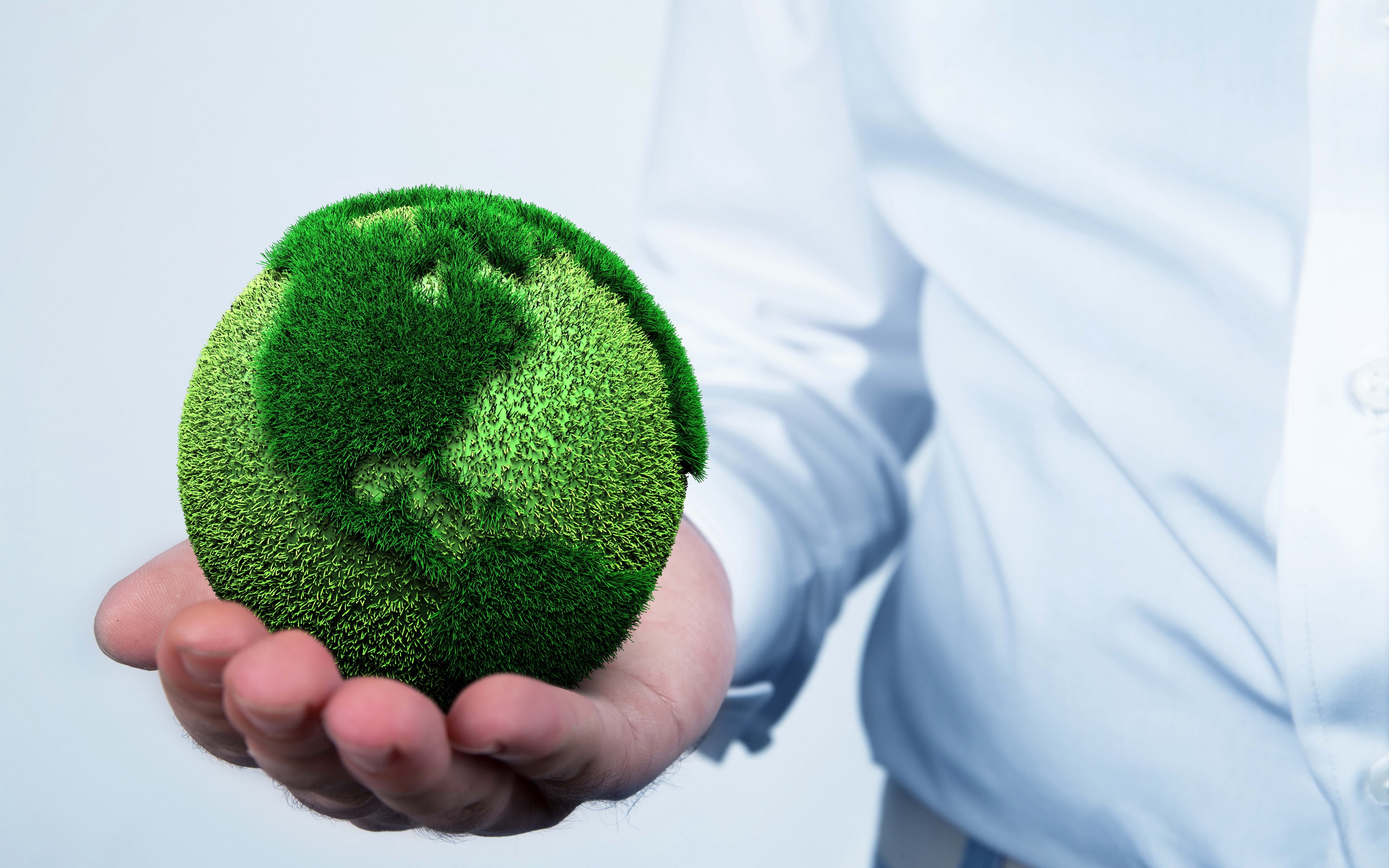 Wallpaper Hands, Planet, Earth, Ball, Man, Ecology - Ecology 4k - HD Wallpaper 