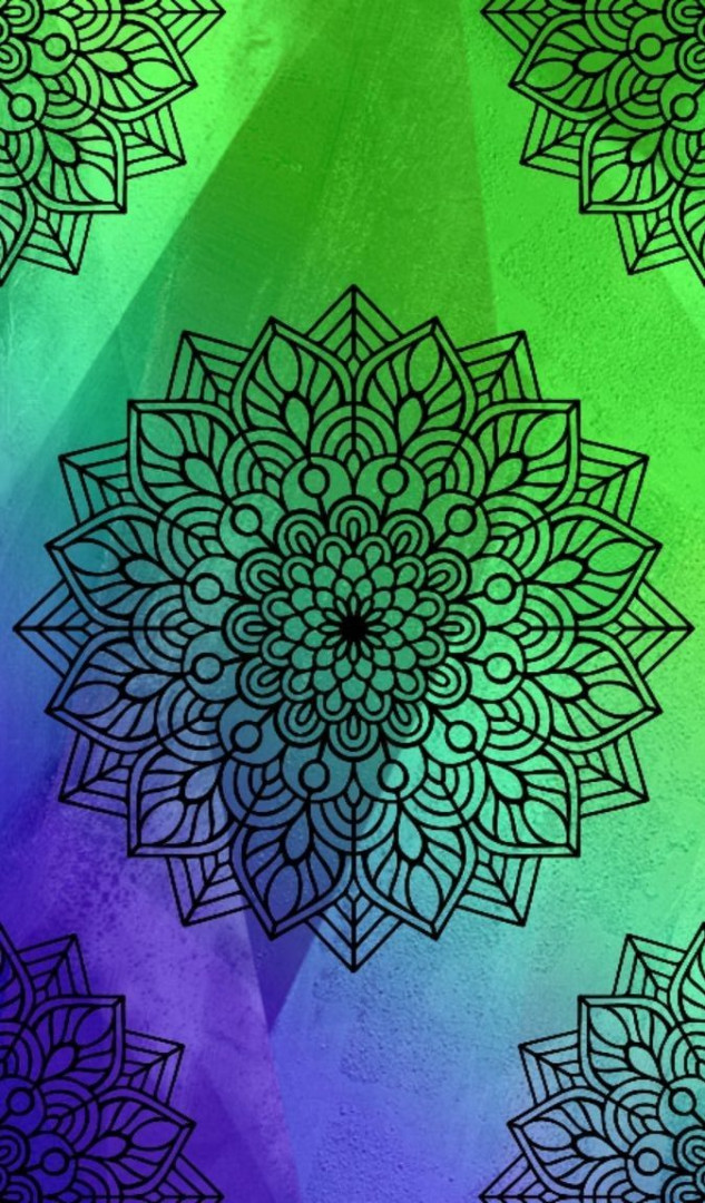 , Wallpaper Hello Kitty Hd Pin By Lauren Leighâ¢ Mandala - Sticker Mandala - HD Wallpaper 