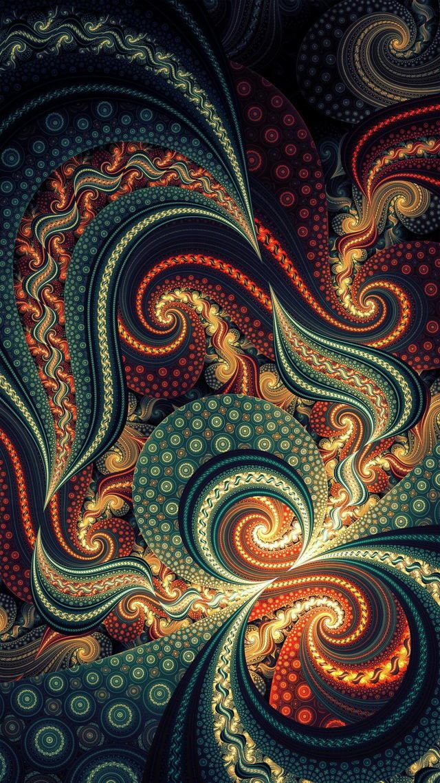 Fractal Art Wallpaper Phone - HD Wallpaper 
