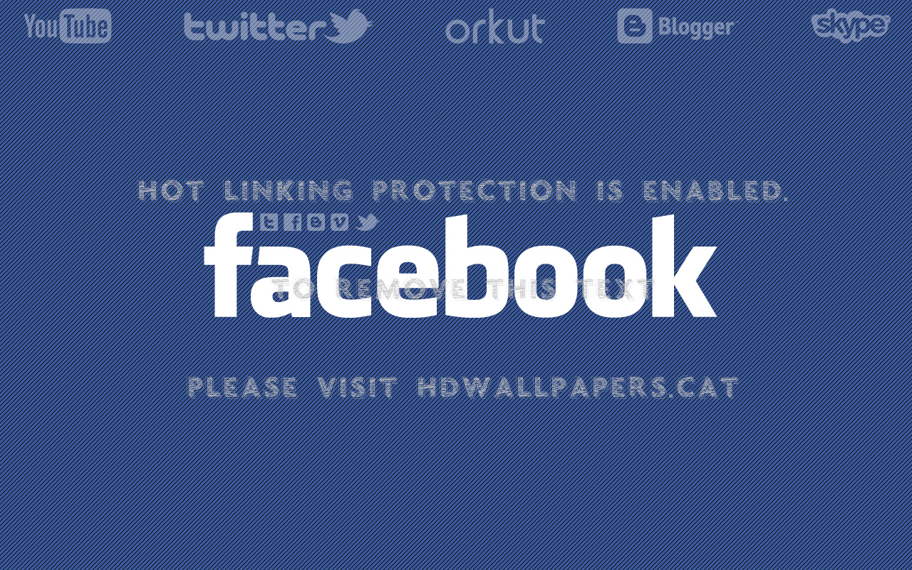 Facebook And Other Social Skype Youtube Blue - Facebook - HD Wallpaper 