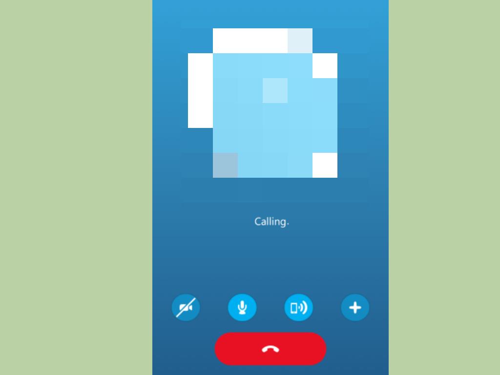 Image Titled Video Chat On Skype Step - Smartphone - HD Wallpaper 