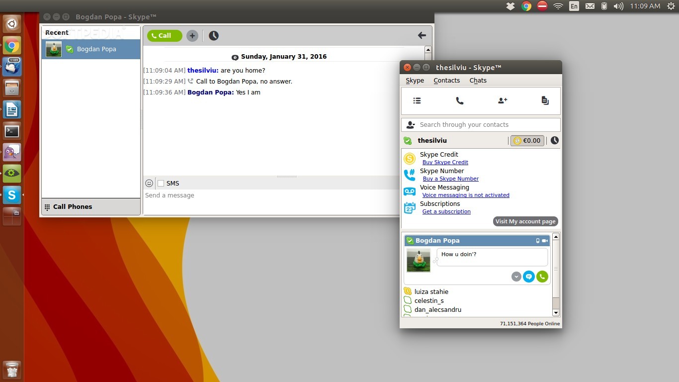Skype For Linux - HD Wallpaper 