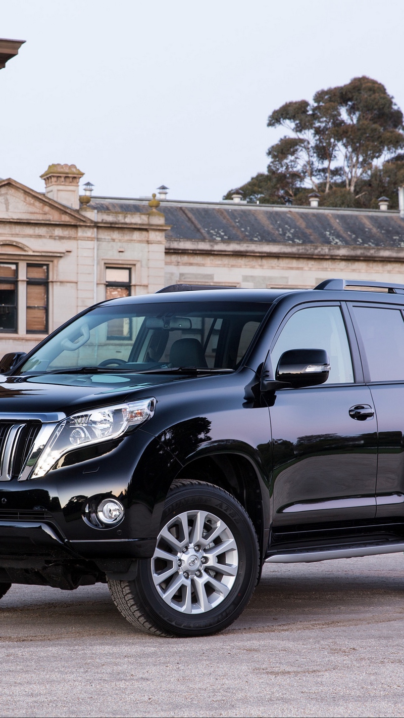 Wallpaper Toyota, Land Cruiser, Prado, Side View - Toyota Prado 2015 Black - HD Wallpaper 