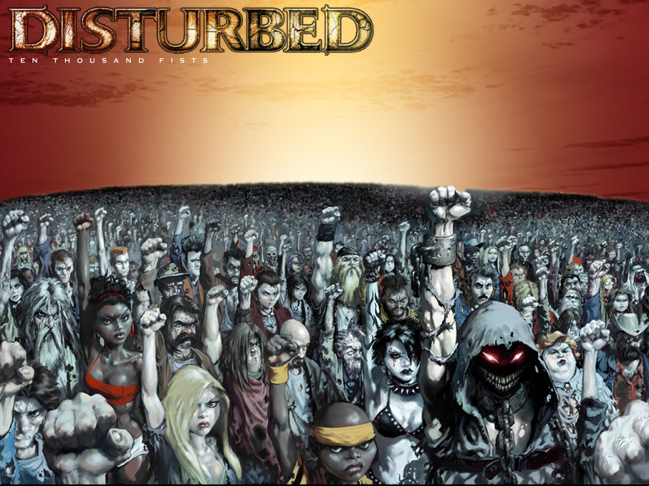 Disturbed Ten Thousand Fists - HD Wallpaper 