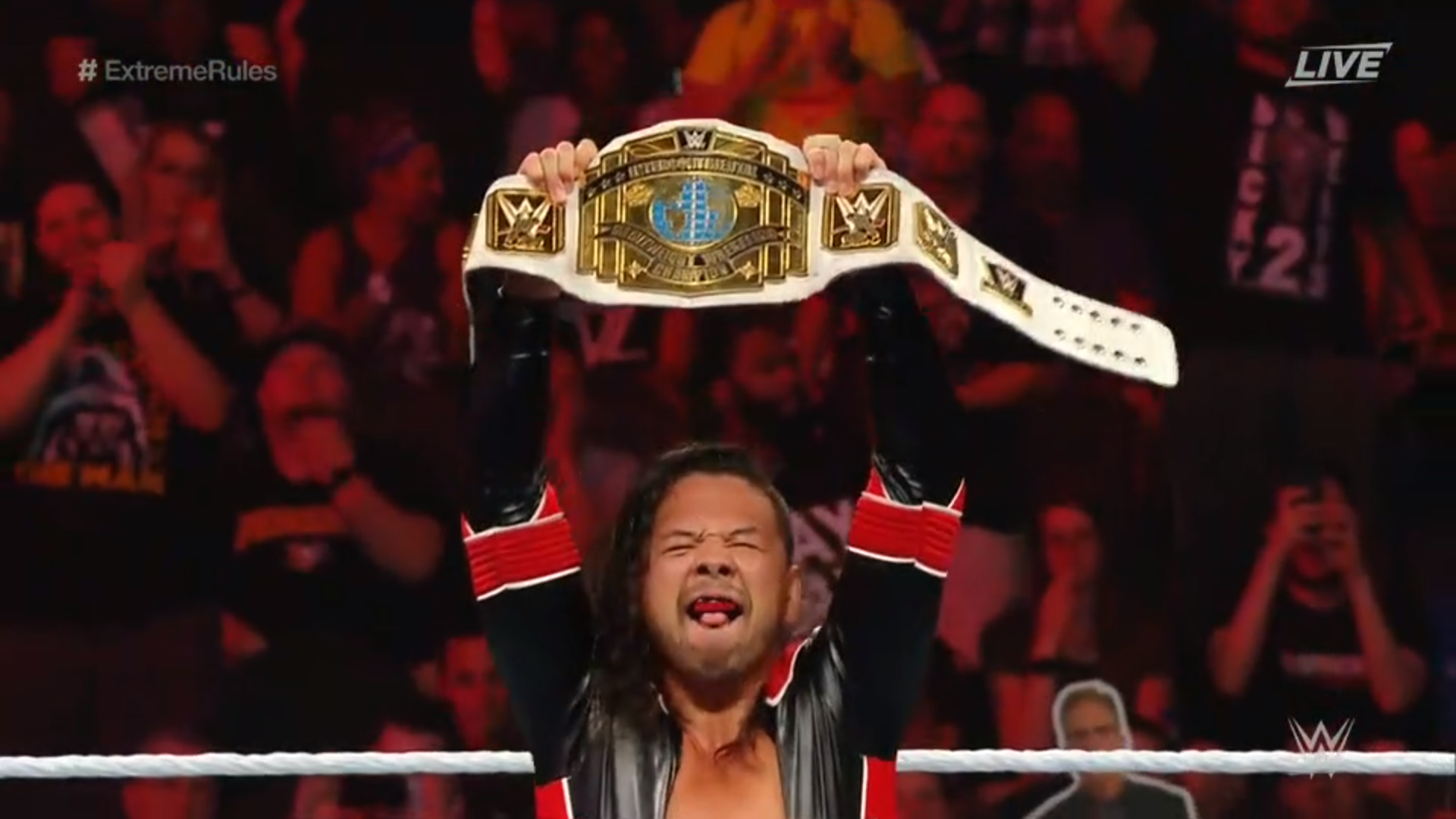 Shinsuke Nakamura Ic Champion Extreme Rules - Shinsuke Nakamura Ic Title - HD Wallpaper 