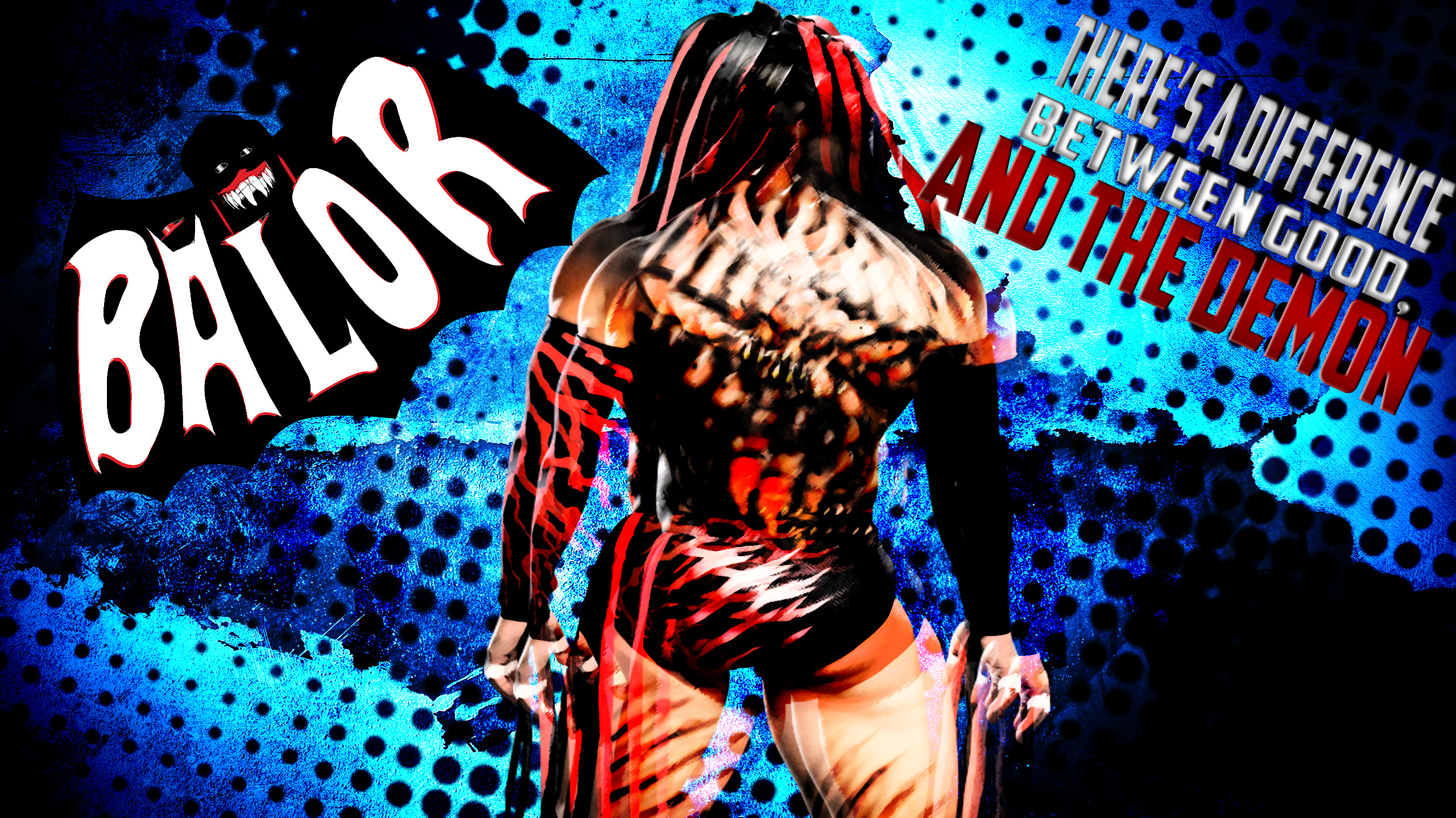 2560x1440, Wweacproductions Wwe Custom Finn Balor Wallpaper - Poster - HD Wallpaper 