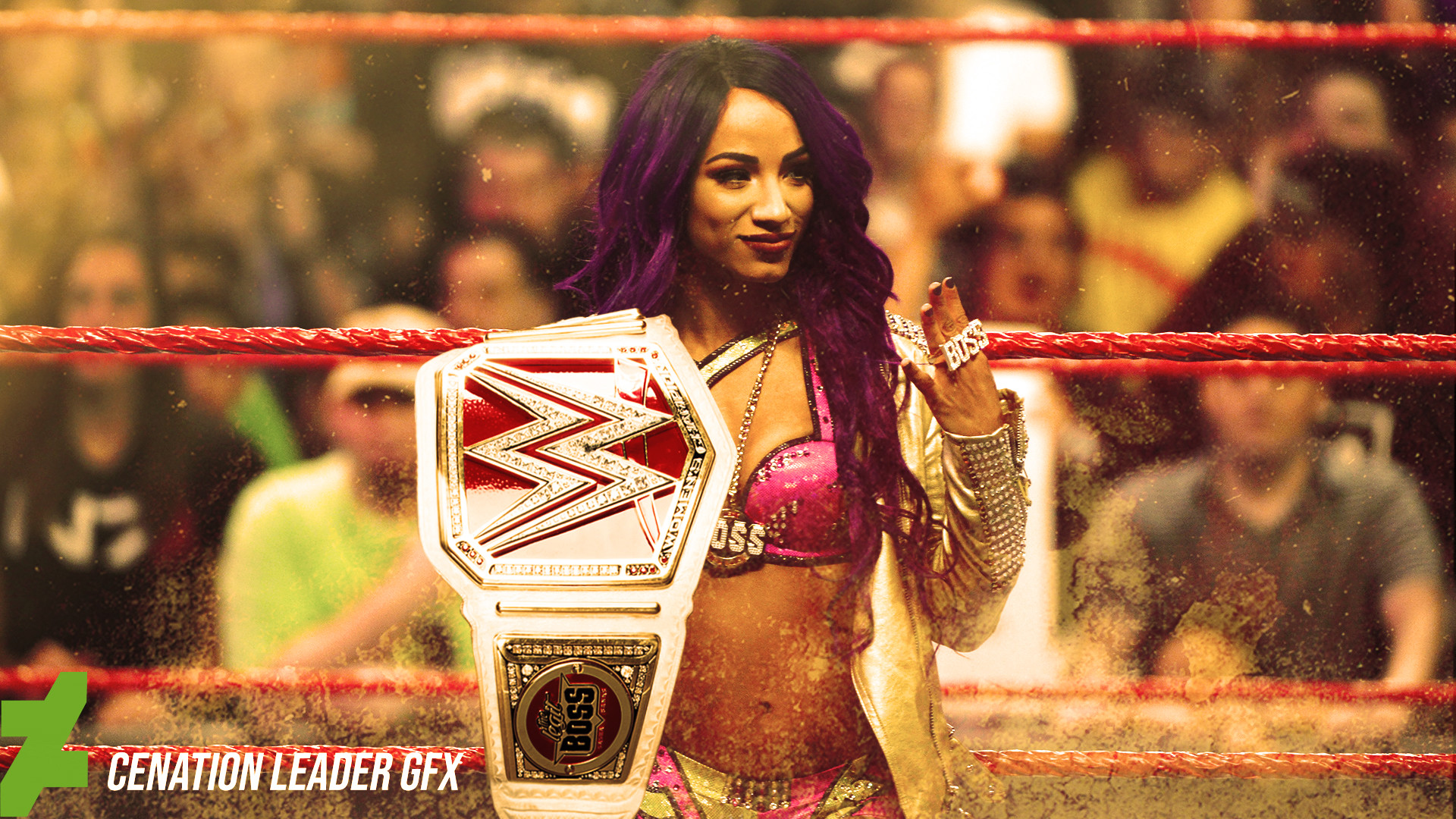 Sasha Banks Wallpaper By Cenationleadergfx By Cenationleadergfx - Wwe Sasha Banks Legit Boss - HD Wallpaper 