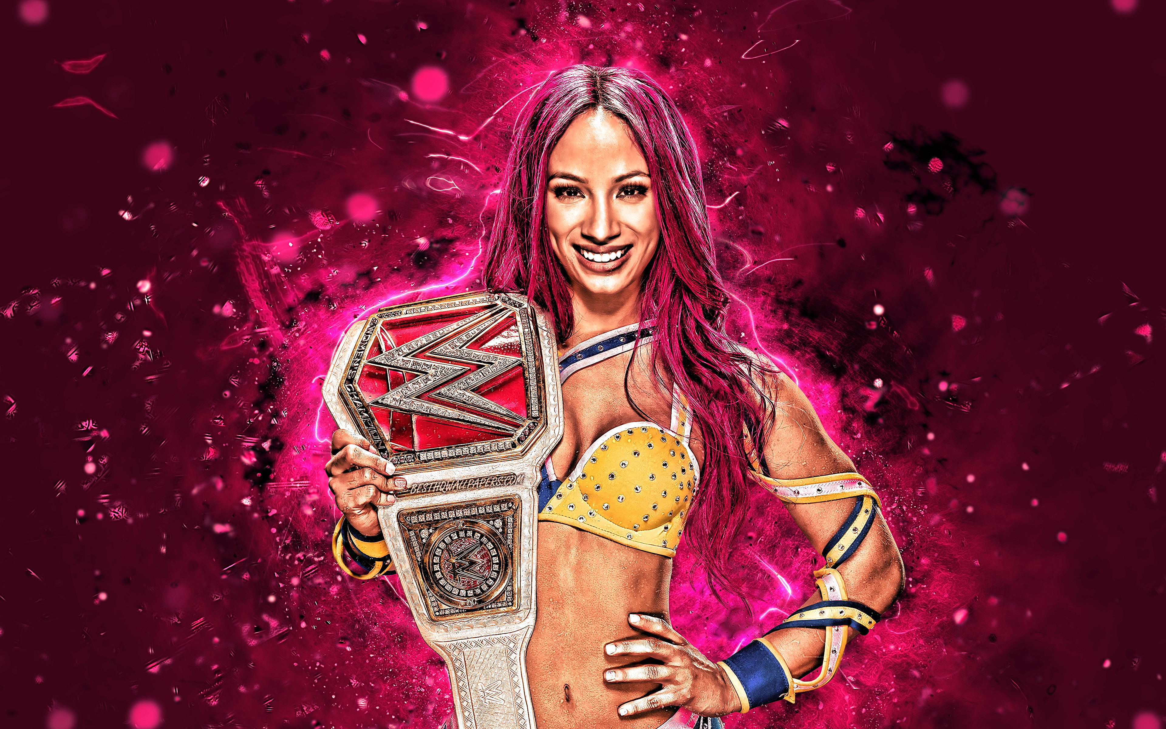Sasha Banks, 4k, American Wrestlers, Wwe, Wrestling, - Sasha Banks - HD Wallpaper 