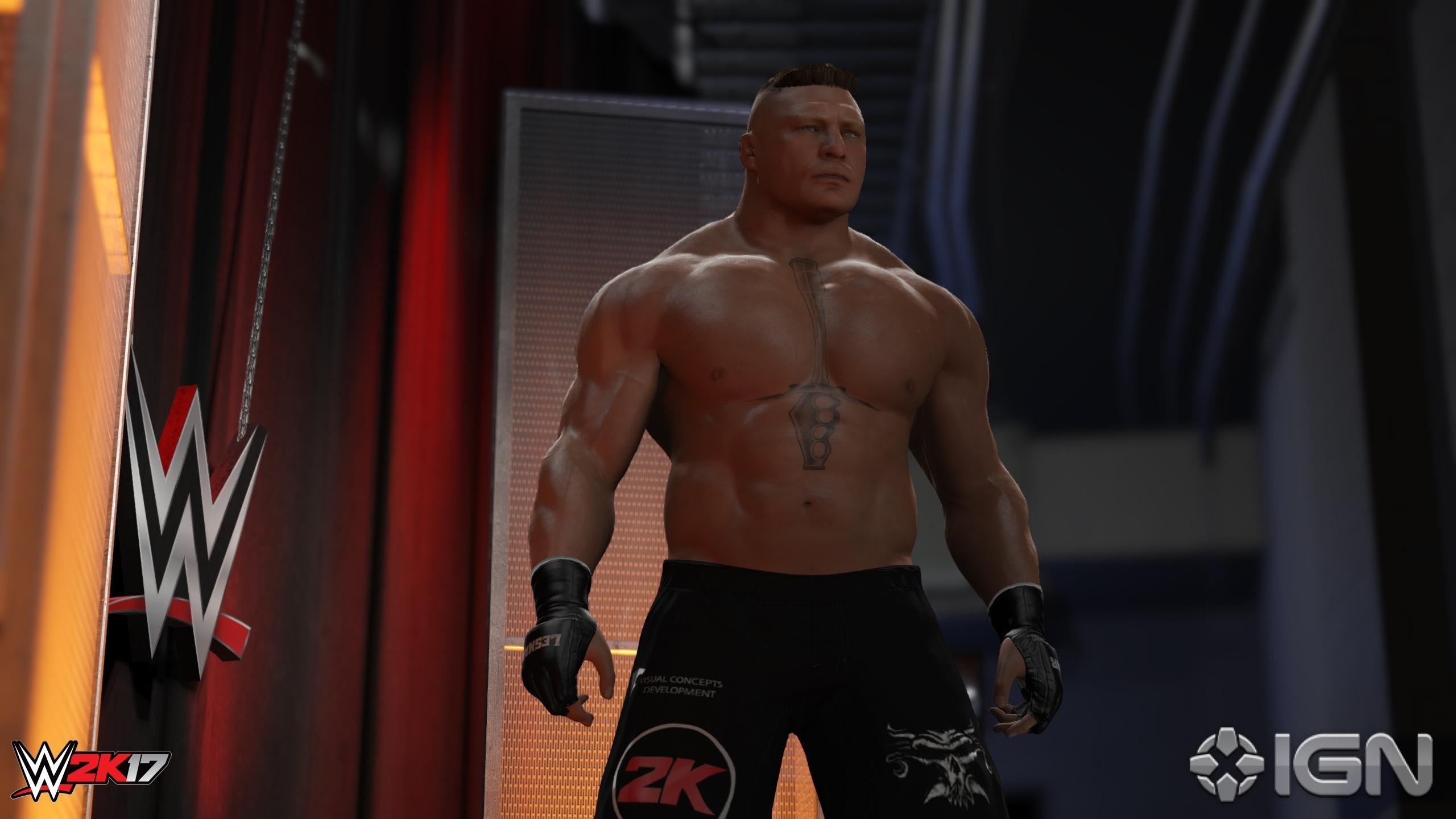 Wwe 2k17 Brock Lesnar - HD Wallpaper 