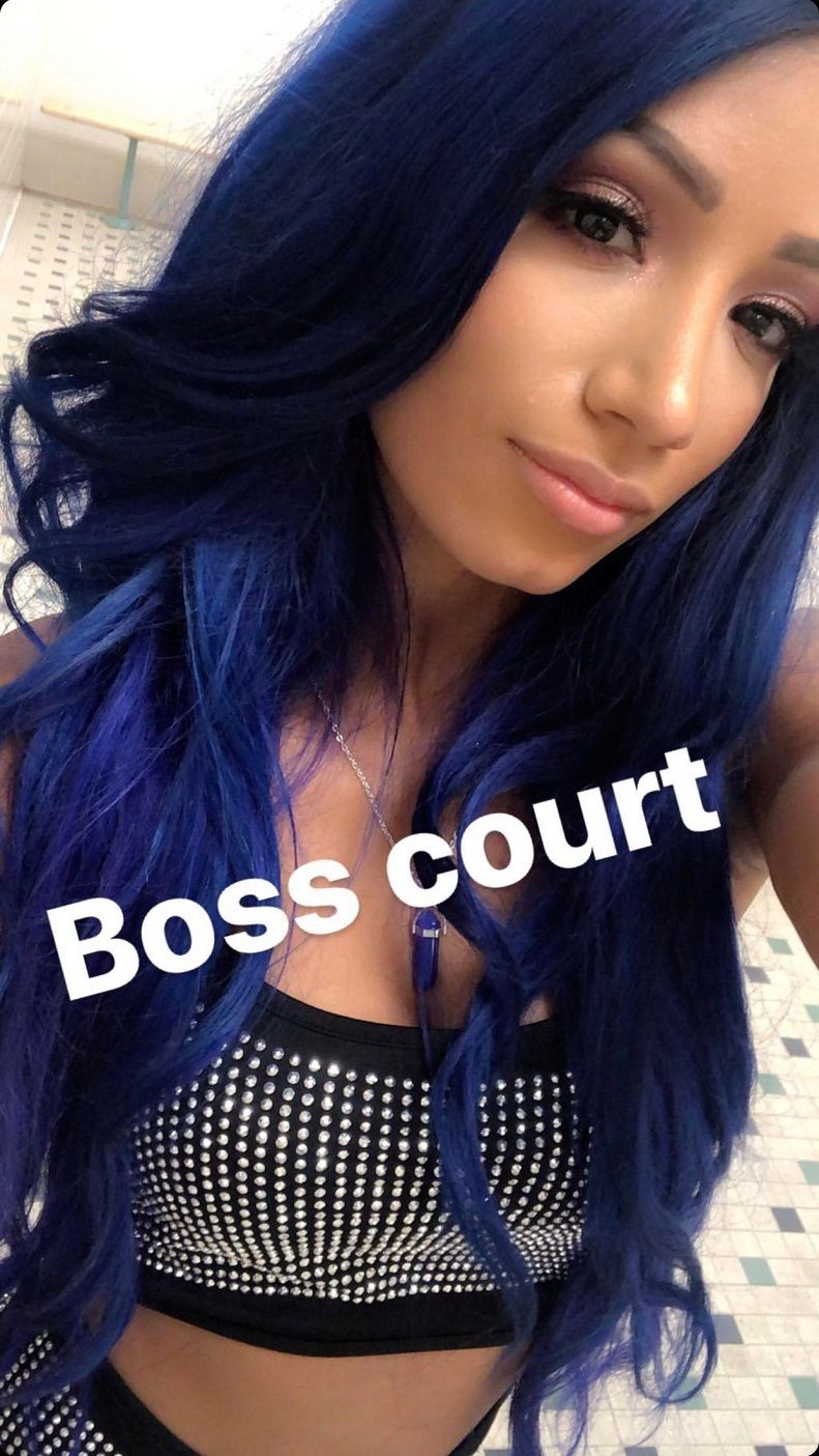 Sasha Banks Blue Hair - HD Wallpaper 