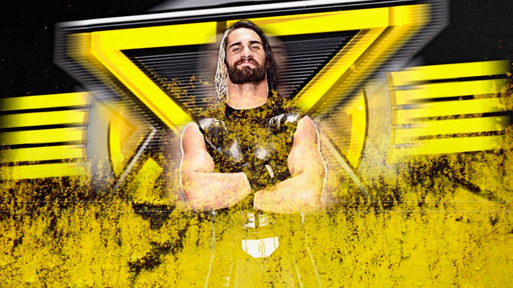 Seth Rollins Wallpaper-download - Wwe Seth Rollins With Background -  1024x576 Wallpaper 
