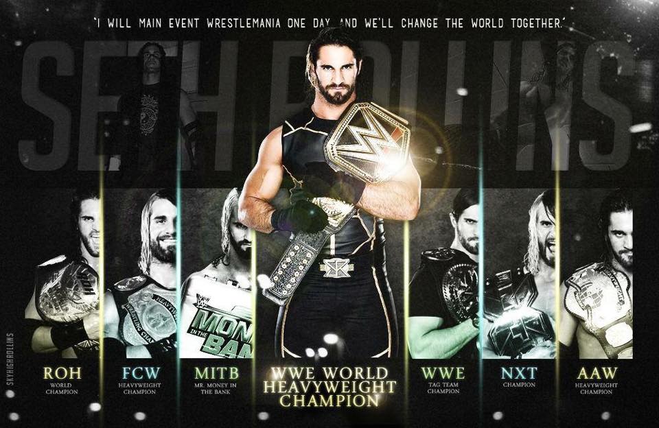 Seth Rollins Champion - HD Wallpaper 