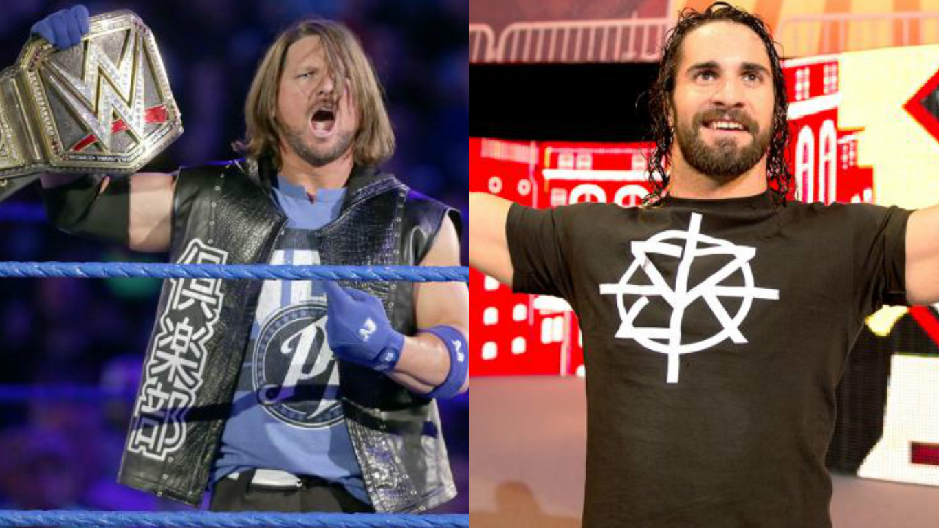 Seth Rollins And Aj Style Wwe - HD Wallpaper 