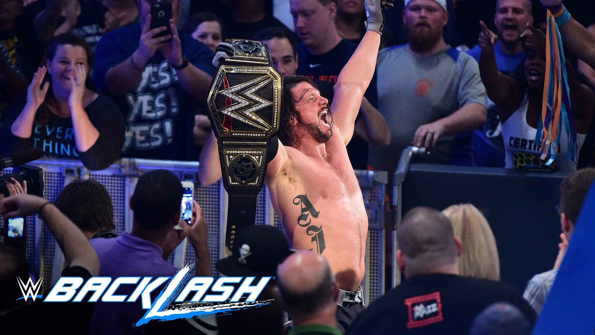 New Wwe Championship Aj Styles - HD Wallpaper 