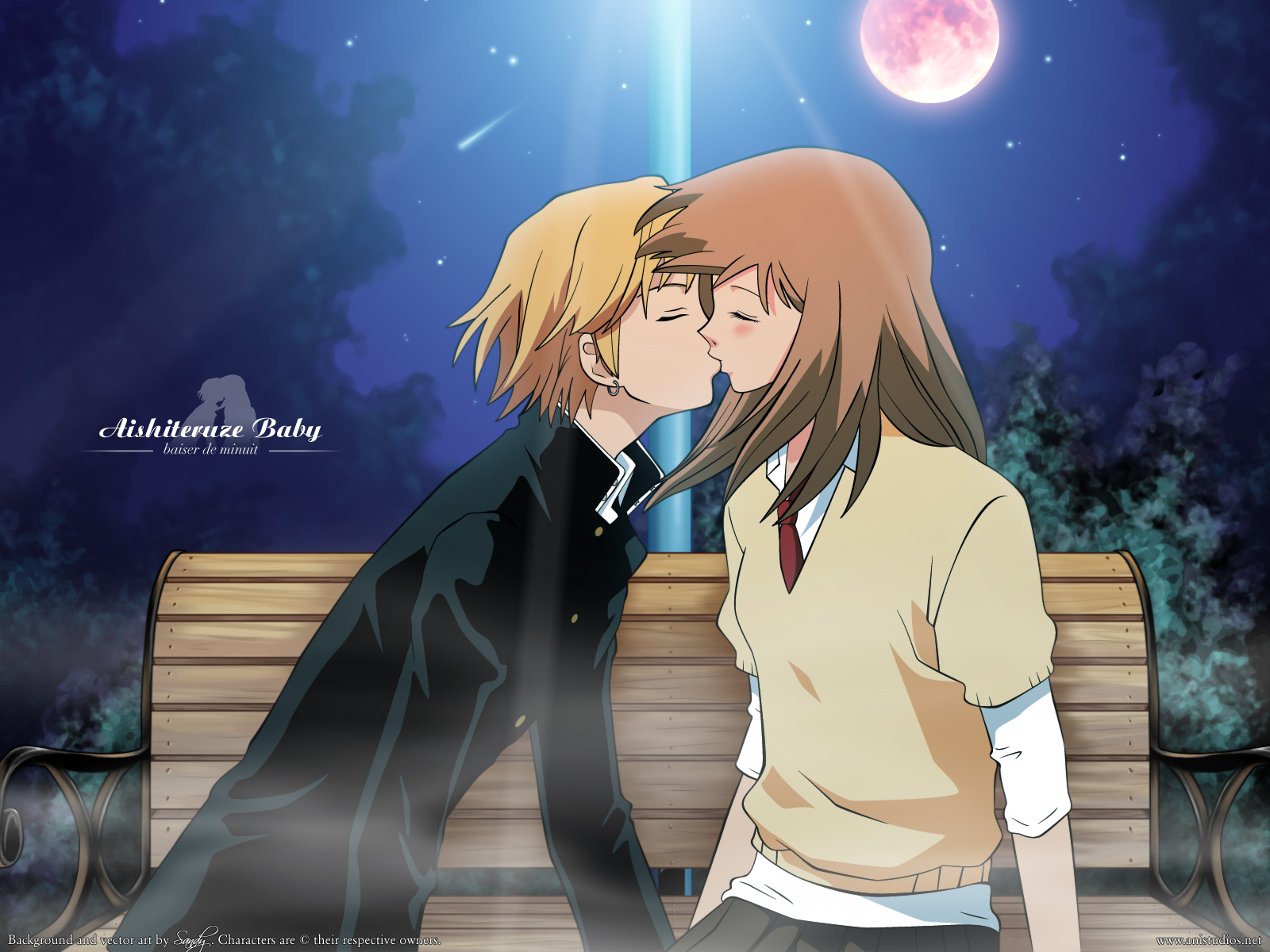 Aishiteruze Baby Kiss Aishiteruze Baby Kokoro Y Kippei 1600x10 Wallpaper Teahub Io